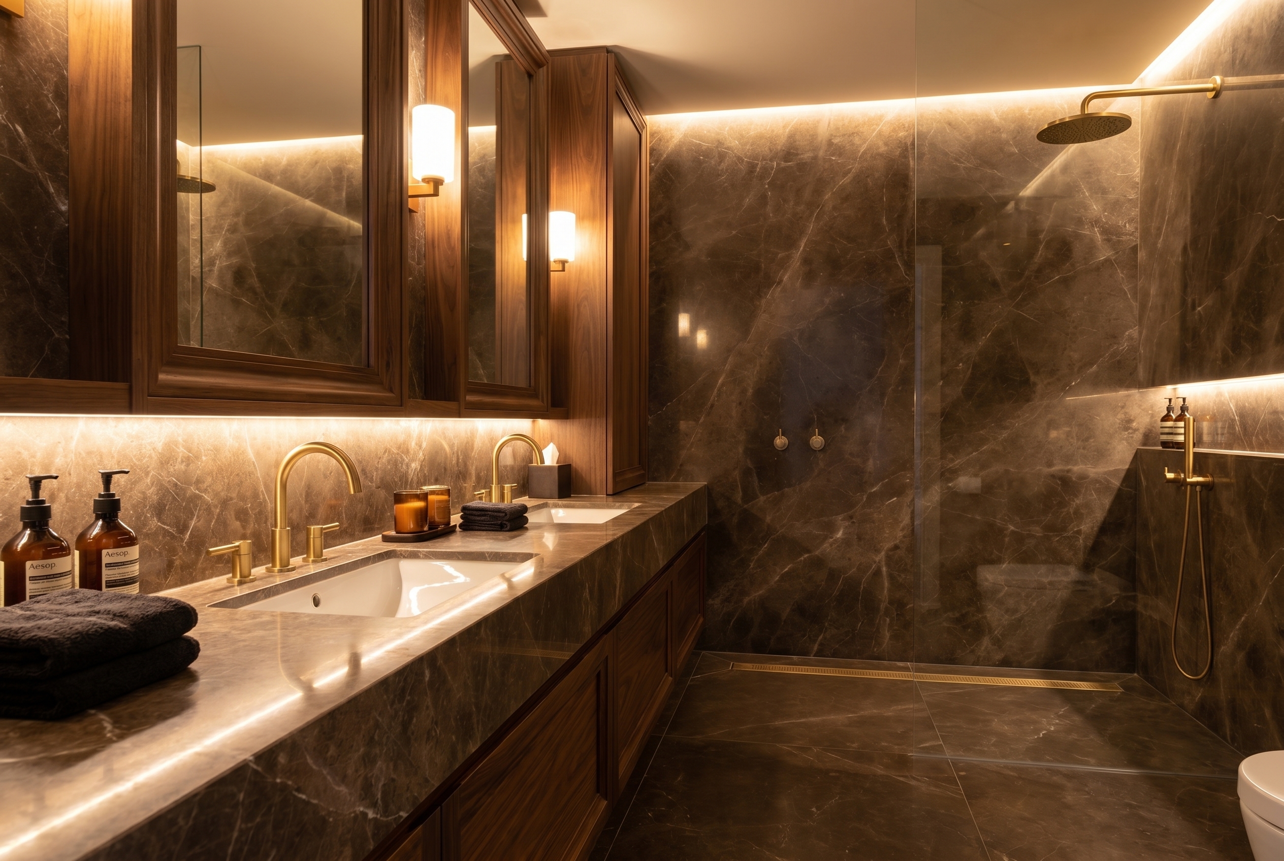 Boutique Hotel, Venice | Material: Calacatta Borghini | Feature Wall Installation